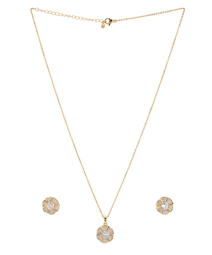 Sansi Mayo Women’s Watch & Jewellery Gift Set — Rose Gold with White Dial & Egyptian Stone