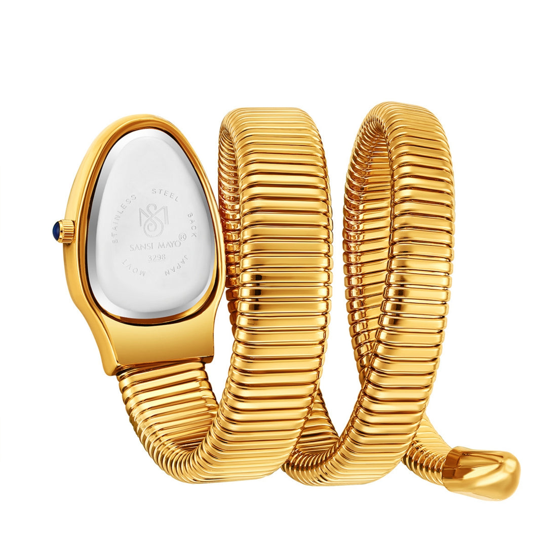 Sansi Mayo Cobra Watch — Gold Edition (Black Dial)