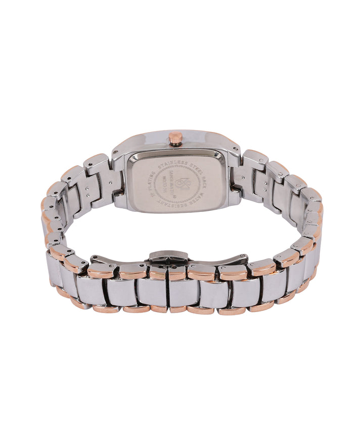 Sansi Mayo Women’s Watch & Jewellery Gift Set — Silver Rose Gold with Egyptian Stone