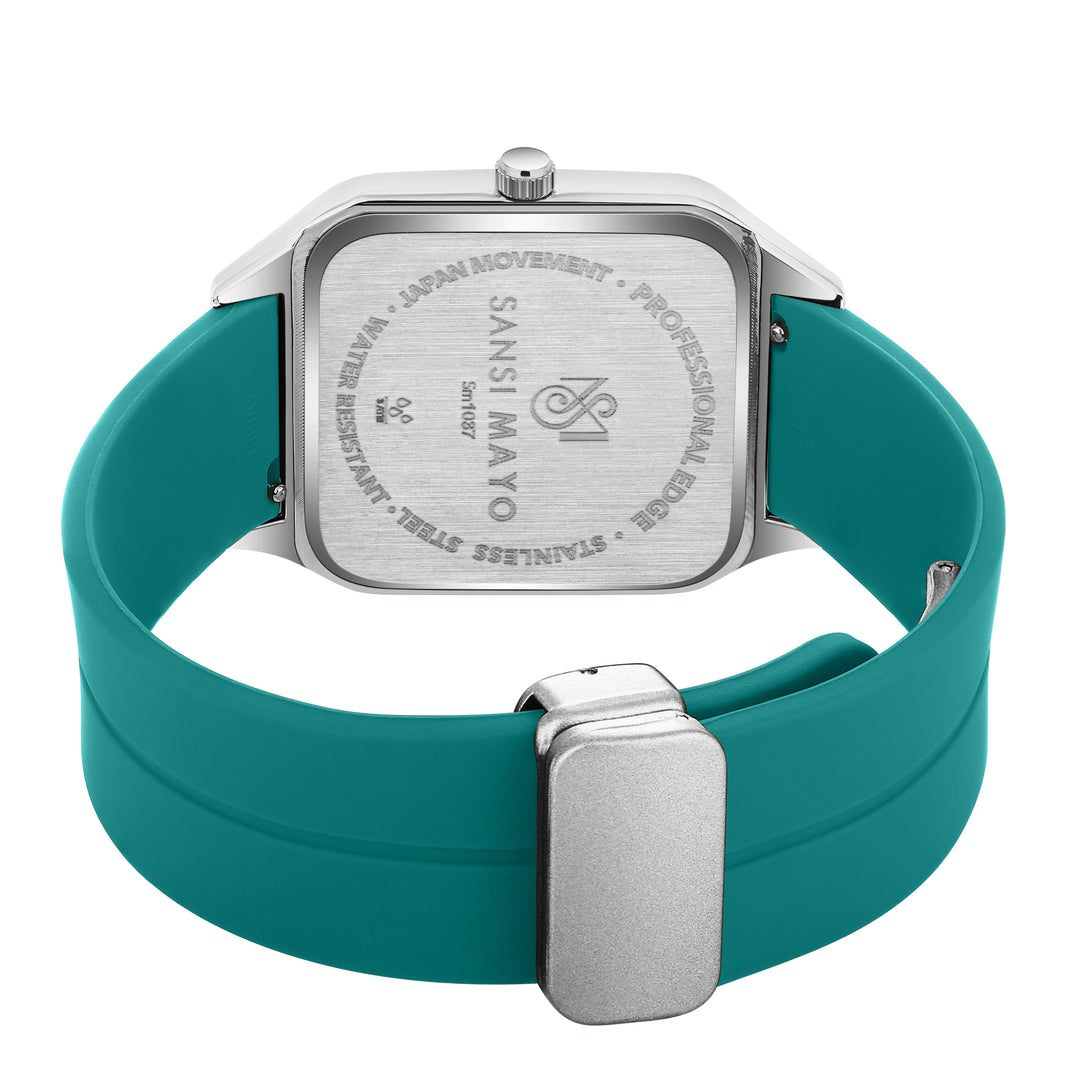 Sky Blue Square Magnetic Analog