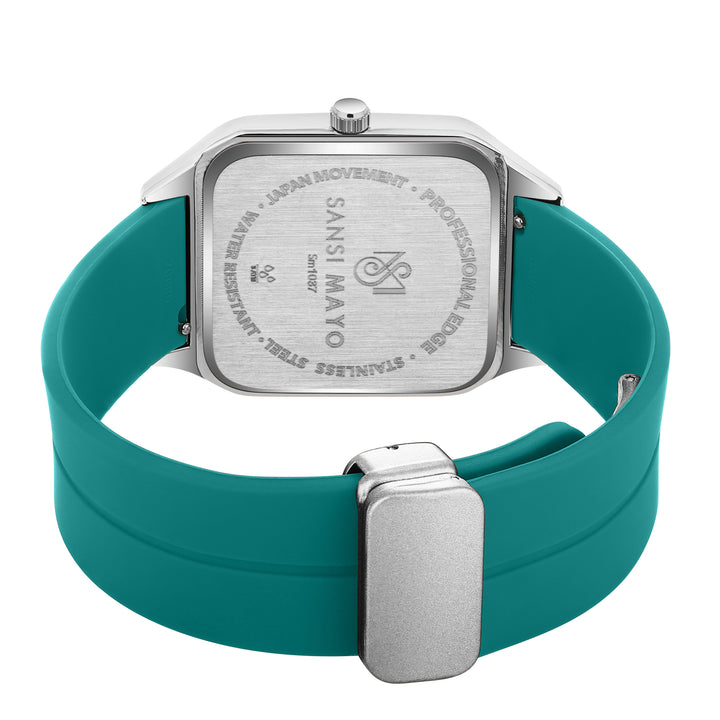 Sky Blue Square Magnetic Analog