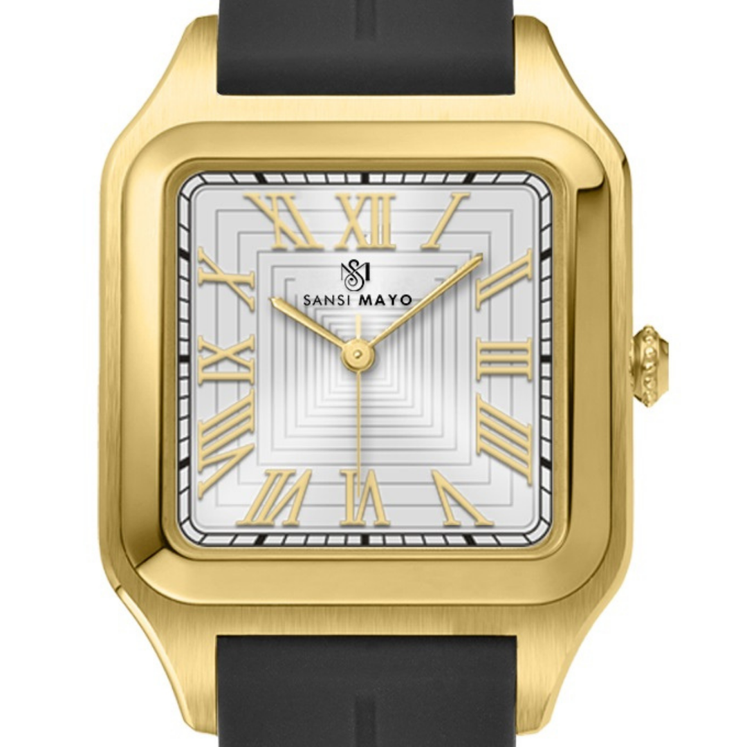 Pearl White Square Magnetic Analog