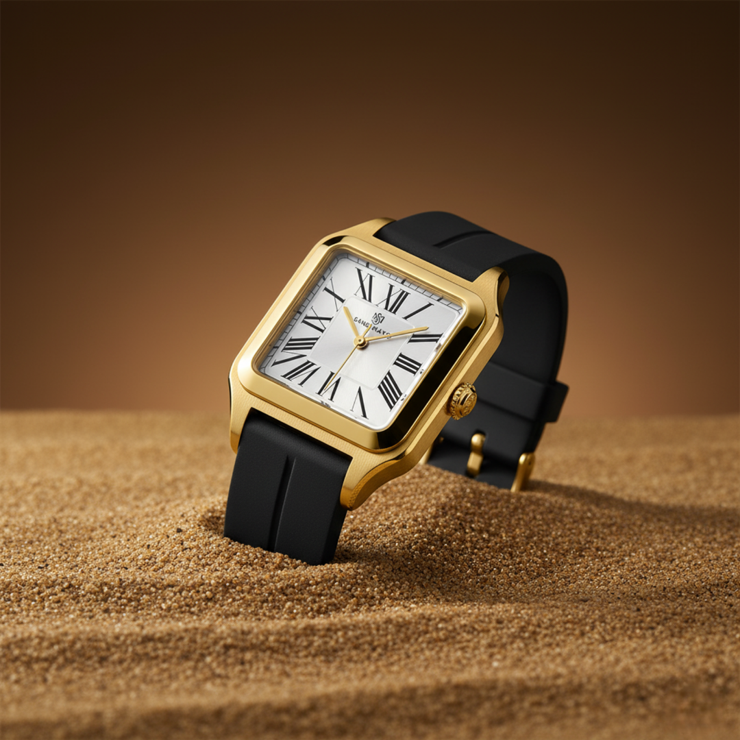 Pearl White Square Analog