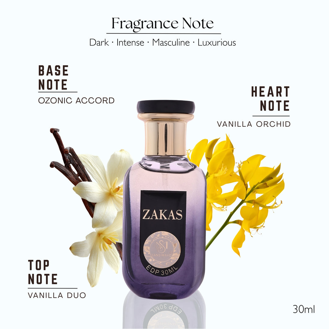 Zakas Black Orchid 27 Fragrance For Men - Black Edition