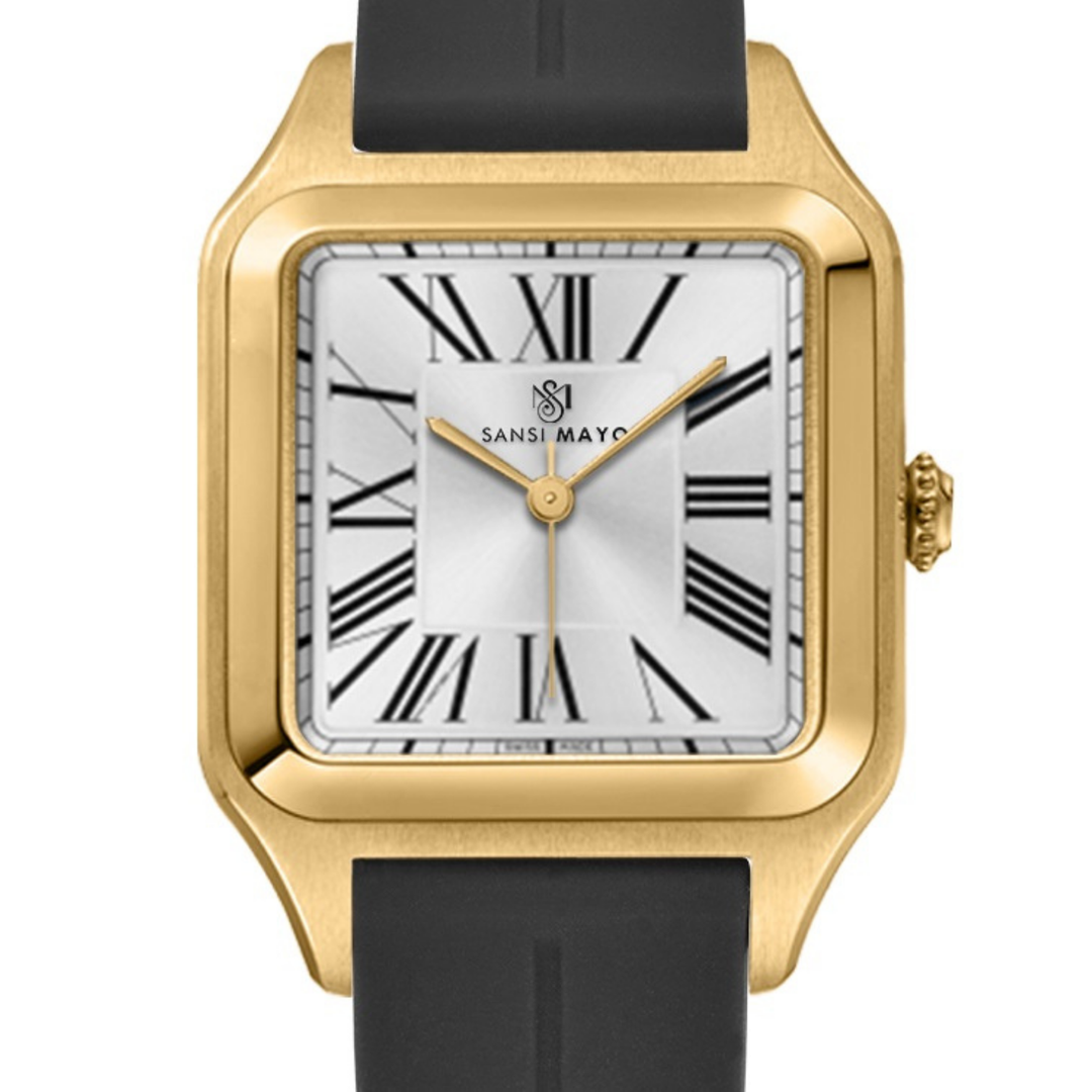 Pearl White Square Analog