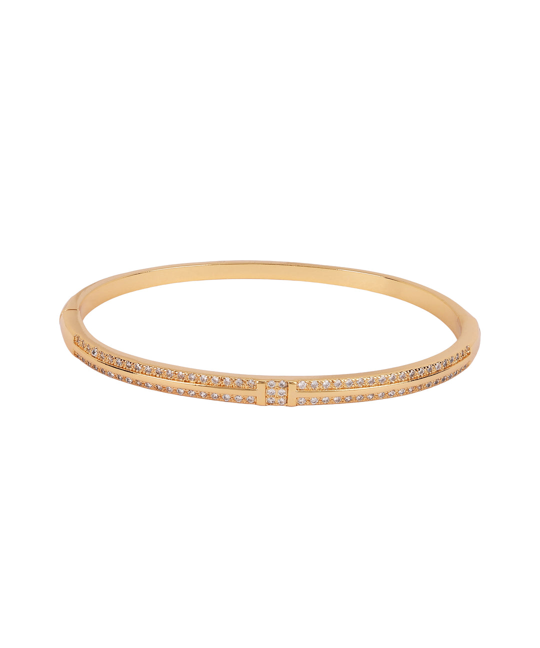 Sansi Mayo Women’s Watch, Bangle & Ring Gift Set — Two Tone Silver Gold with Gold Dial & Crystal Egyptian Stone