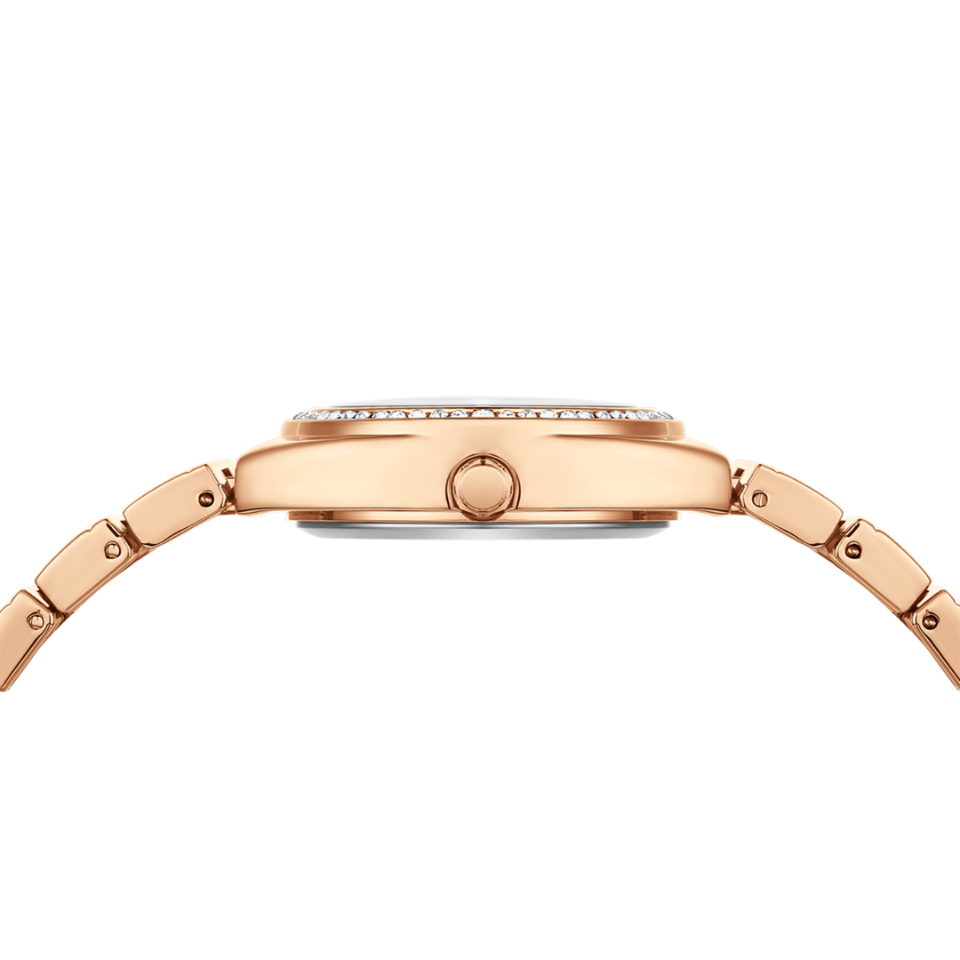 Rose Gold Dial & Strap Watch — Egyptian Stone Edition