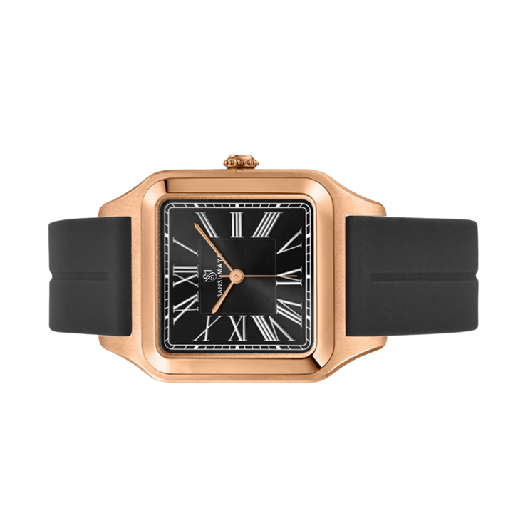 Azure Blue Square Analog