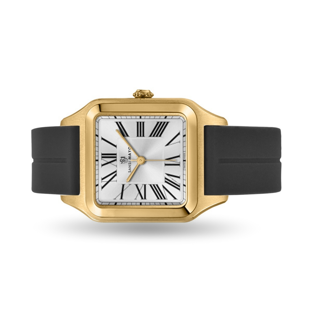 Pearl White Square Analog