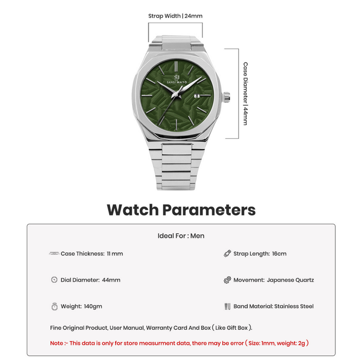 Emerald Green Two-Tone Analog