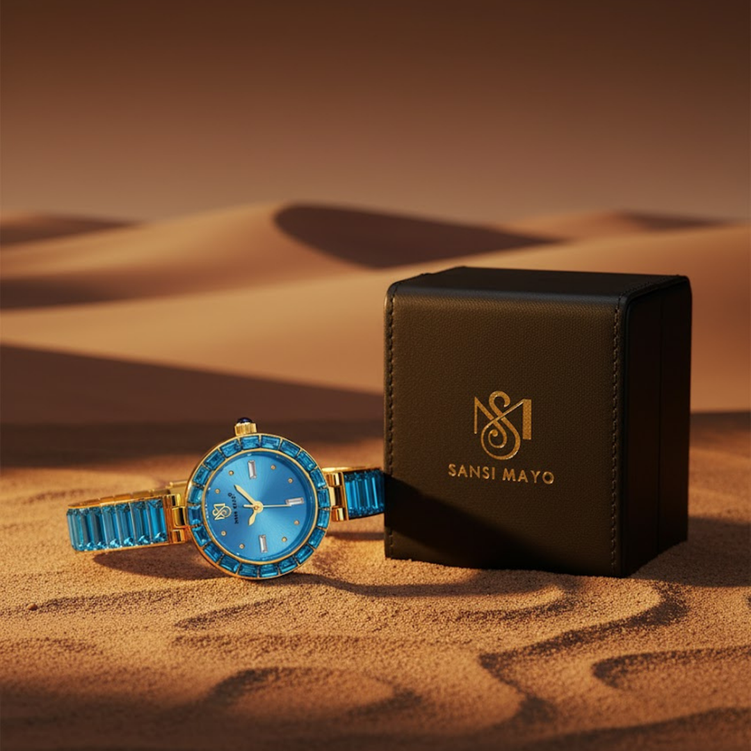 Egyptian Stone Edition (Sky Blue Dial, Gold)