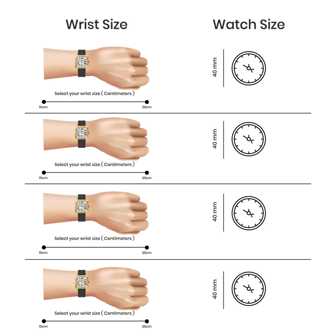 Pearl White Square Analog