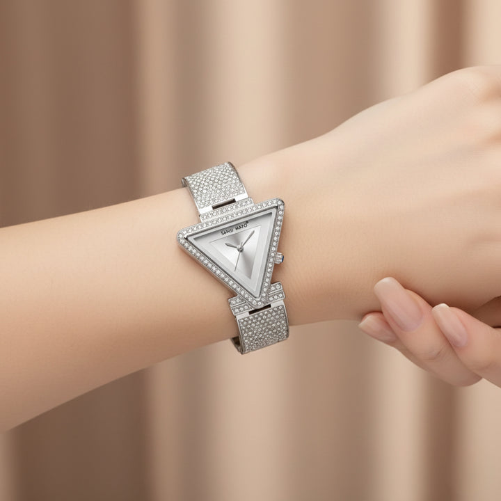 Dina Grey Triangle Dial Women’s Watch