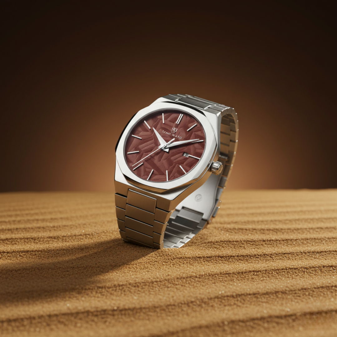Crimson Maroon Two-Tone Analog