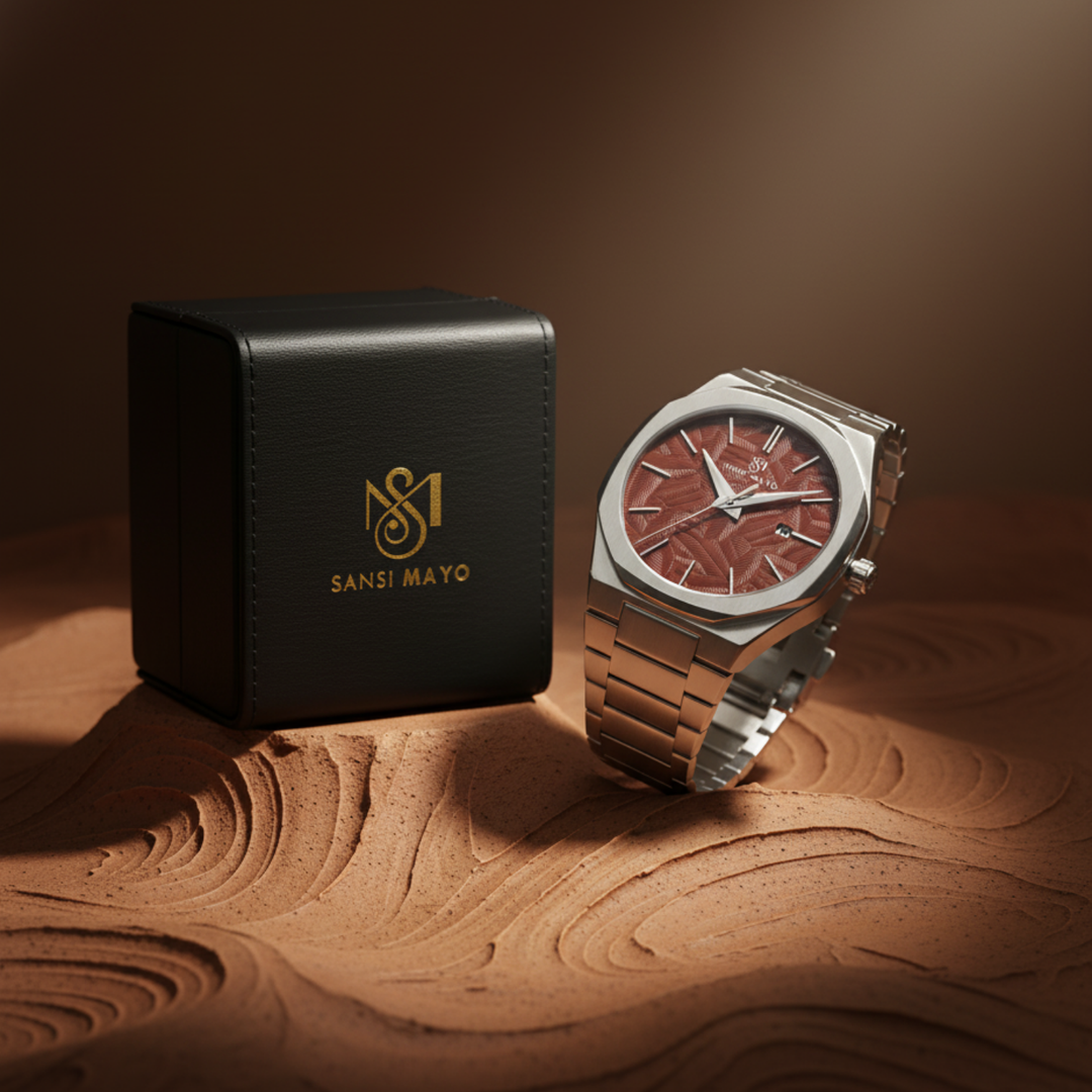 Crimson Maroon Two-Tone Analog