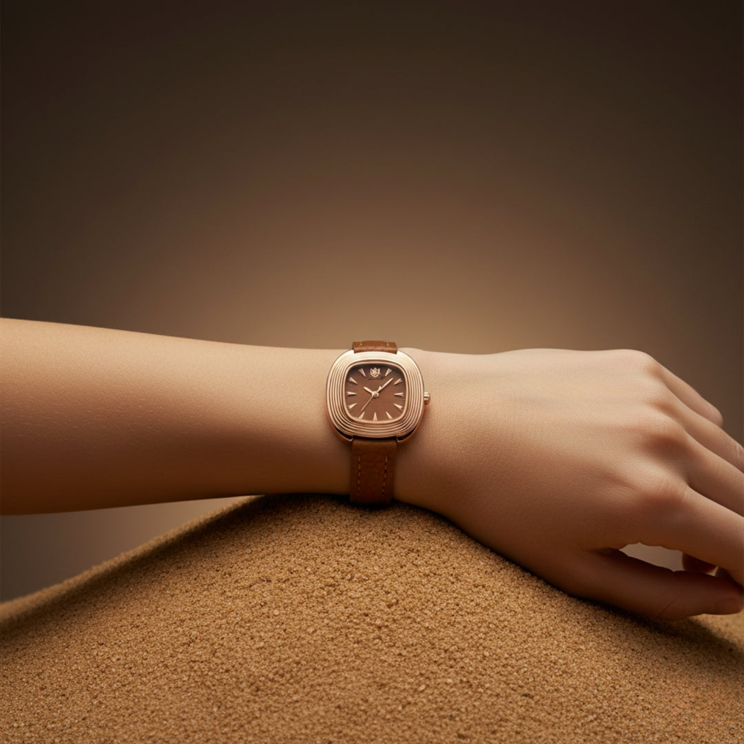 Verona Dark Brown Rose Gold WomenÕs Watch