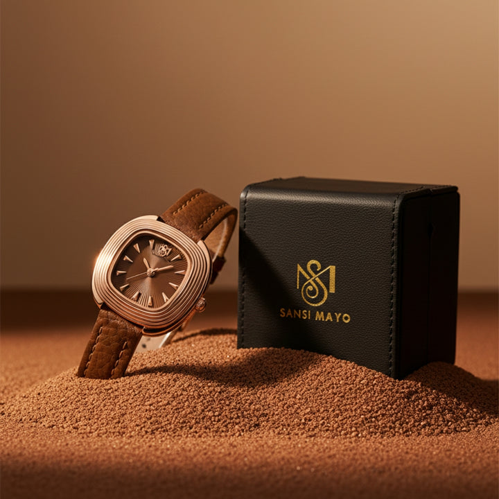 Verona Dark Brown Rose Gold WomenÕs Watch
