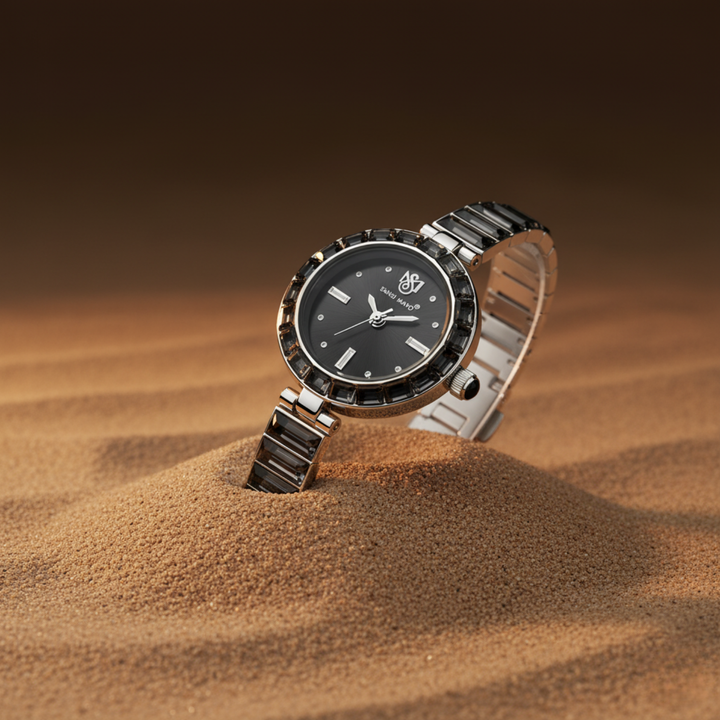 Egyptian Stone Edition (Black Dial, silver)