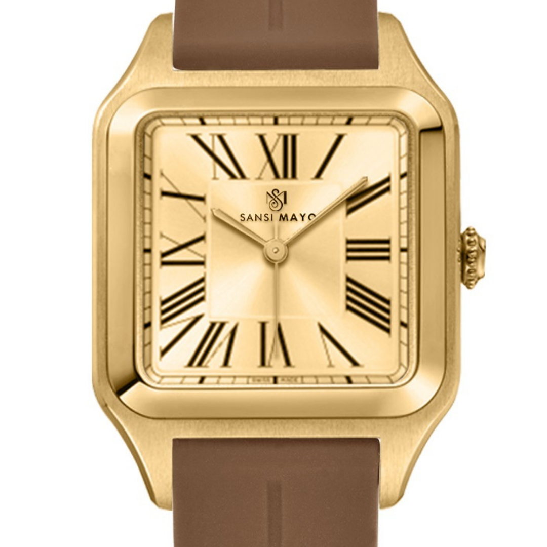 Luxe Gold Square Analog