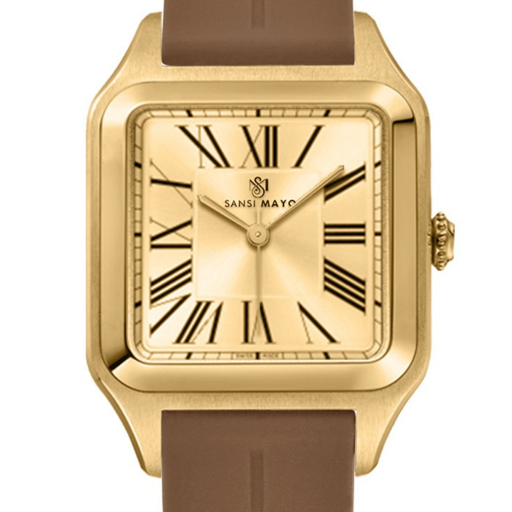 Luxe Gold Square Analog