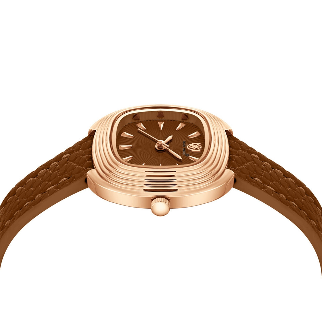 Verona Dark Brown Rose Gold WomenÕs Watch