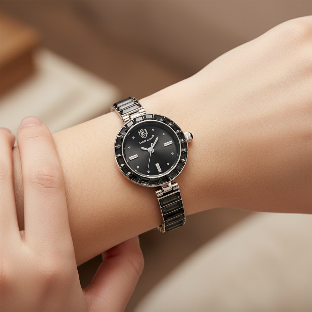 Egyptian Stone Edition (Black Dial, silver)