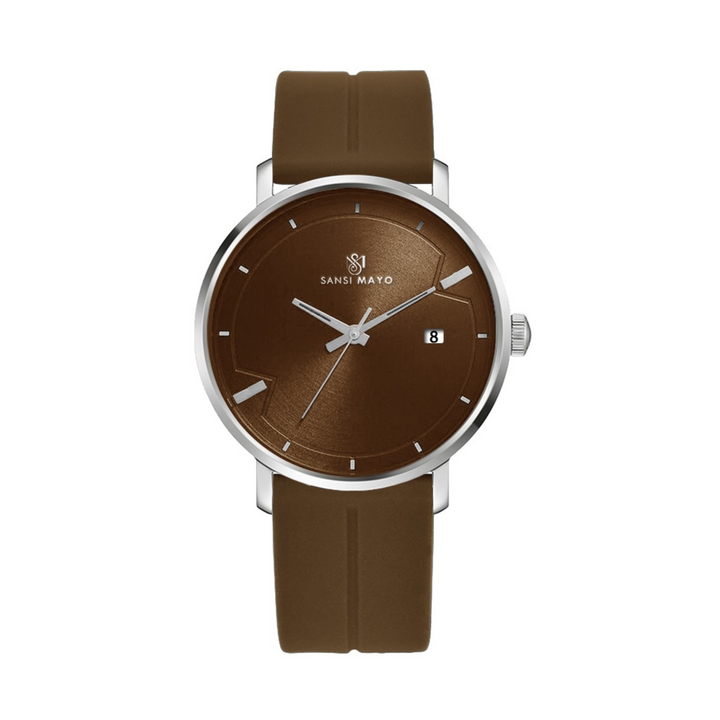 Mocha Brown Magnetic Lock Analog