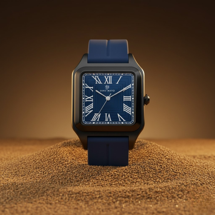 Royal Blue Square Magnetic Analog