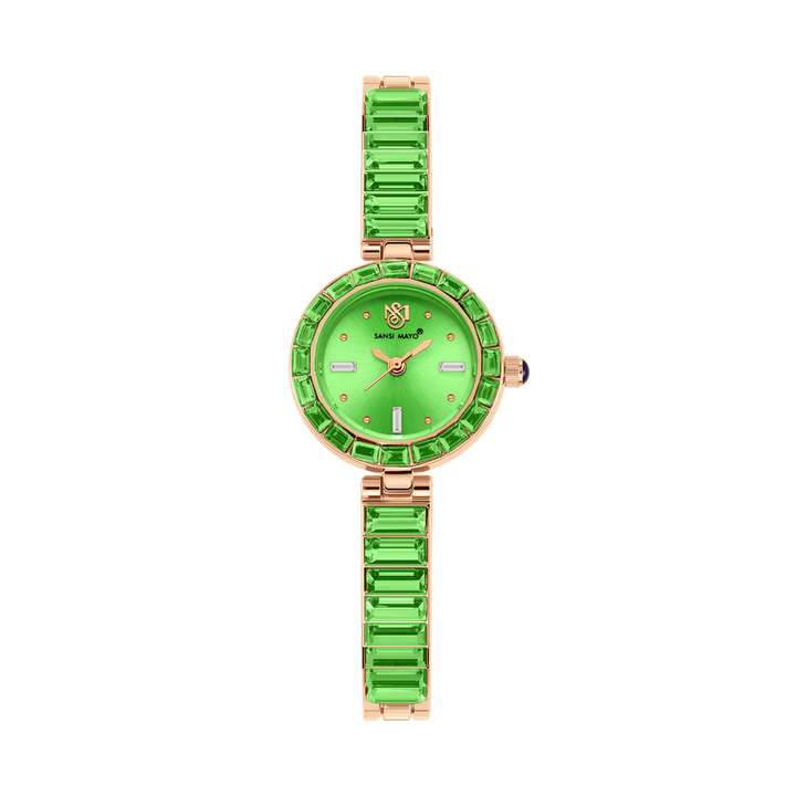 Egyptian Stone Rose Gold Green Women’s Watch