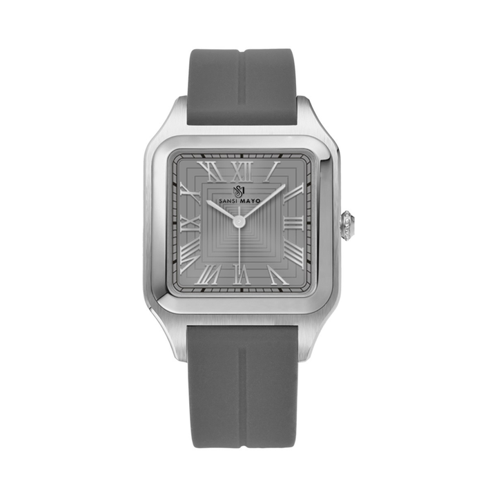 Slate Grey Square Magnetic Analog