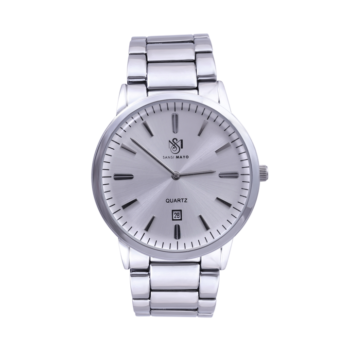 Silver Steel Wrist Watch