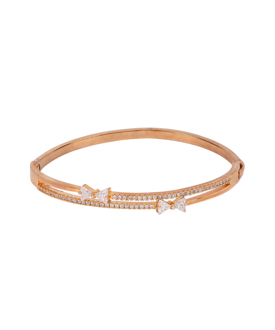 Sansimayo Women’s White Dial Watch with 2 Bracelets – Rose Gold Edition