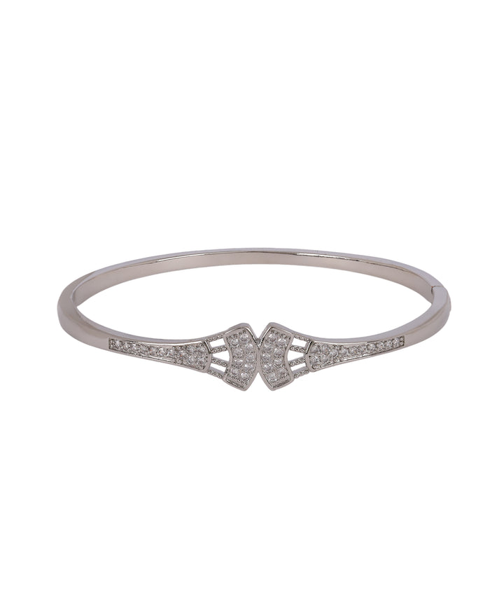 Sansi Mayo Women’s Watch, Bangle & Ring Gift Set — Two-Tone Silver Gold with Grey Dial & Crystal Egyptian Stone