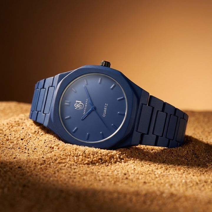 Carnival Dulex Blue Quartz Watch