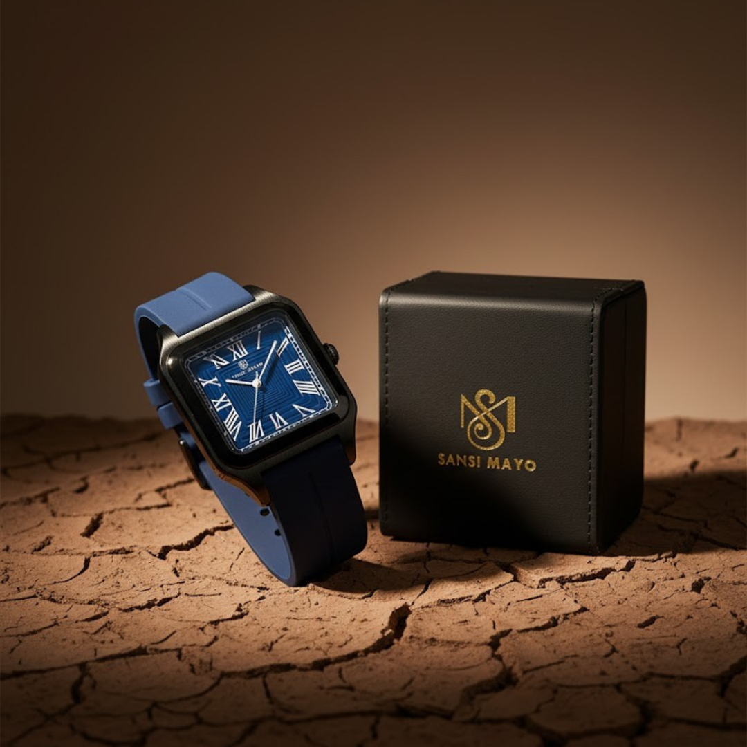 Royal Blue Square Magnetic Analog