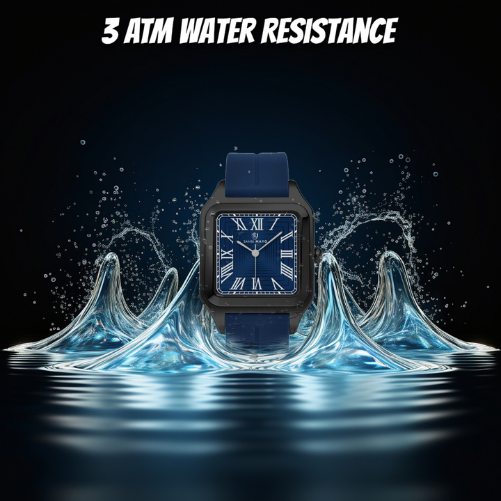 Royal Blue Square Magnetic Analog