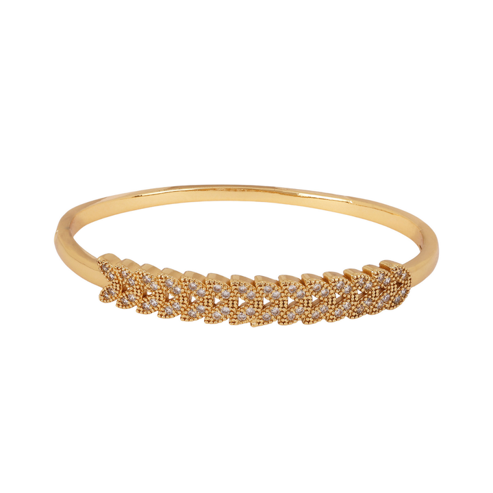 Sansi Mayo Women’s Watch, Bangle & Ring Gift Set — Gold Stainless Steel with Blue Dial & Crystal Egyptian Stone