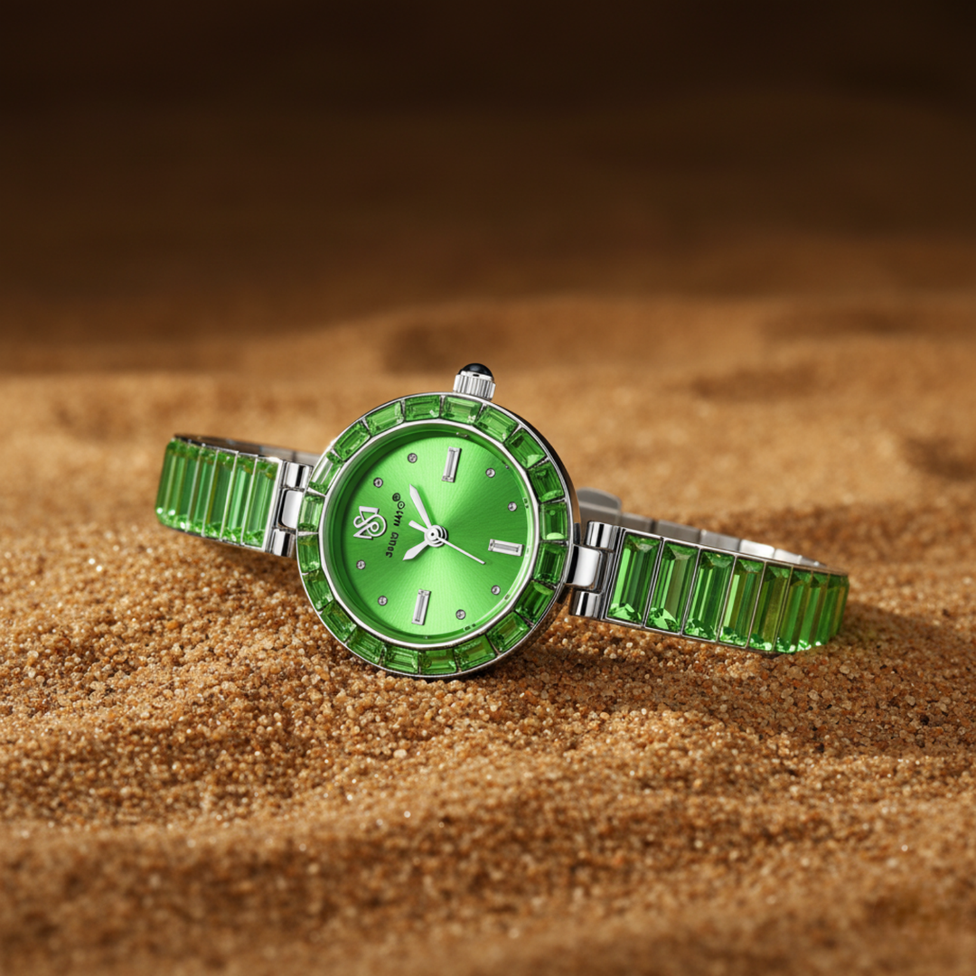 Egyptian Stone Edition (Green Dial, silver)