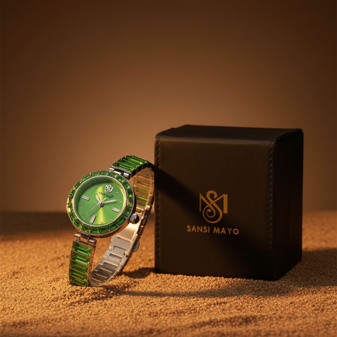 Egyptian Stone Edition (Green Dial, silver)