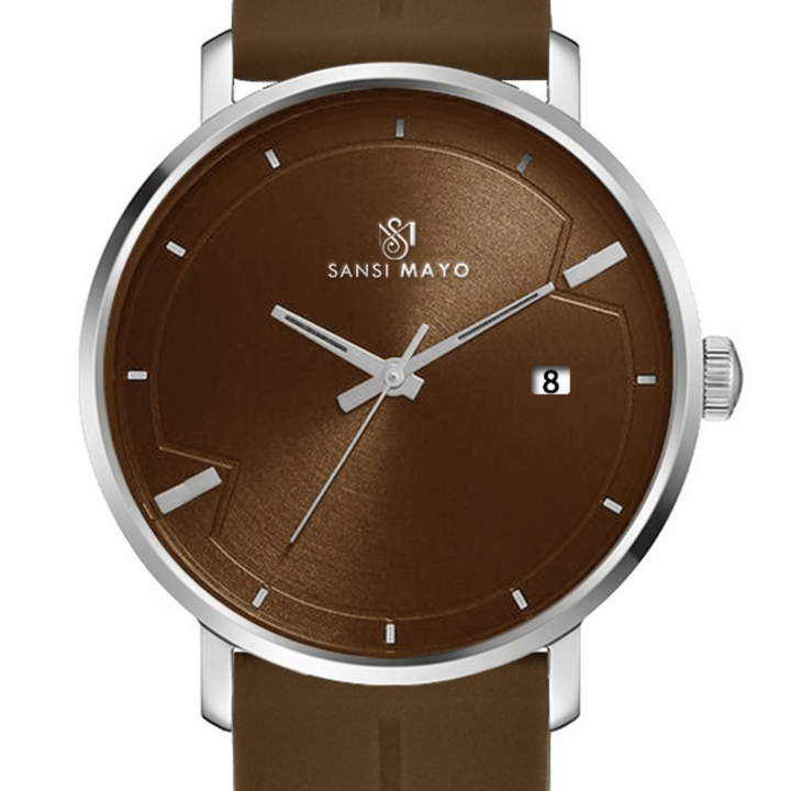 Mocha Brown Magnetic Lock Analog