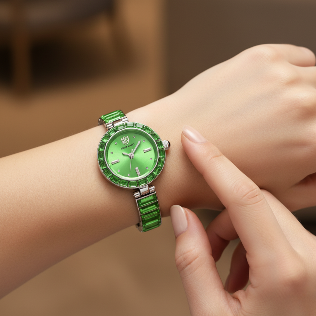 Egyptian Stone Edition (Green Dial, silver)