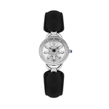 Aurora Black Silver Quartz Watch