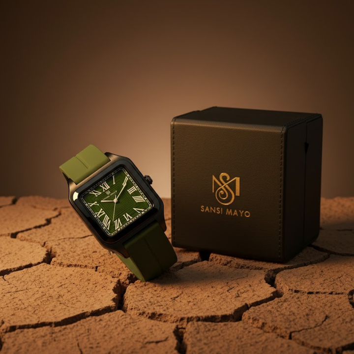 Emerald Green Square Magnetic Analog