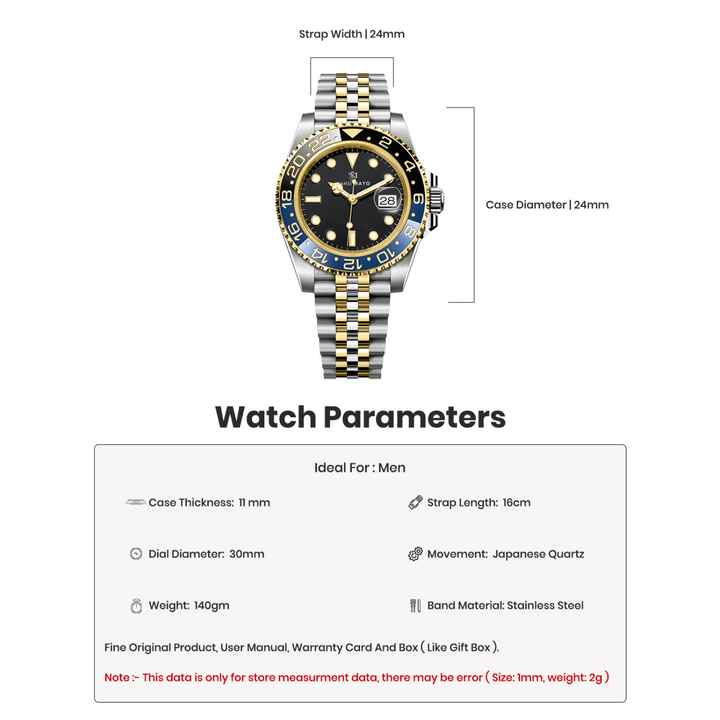 Black Silver Steel Analog