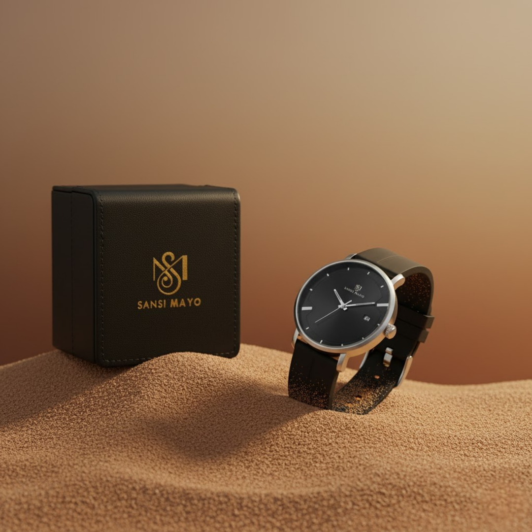 Jet Black Magnetic Lock Analog