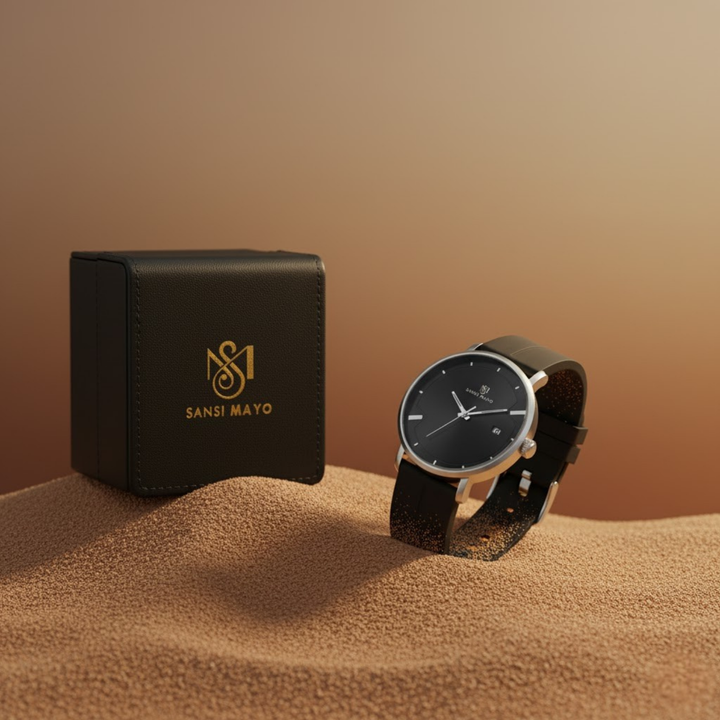 Jet Black Magnetic Lock Analog