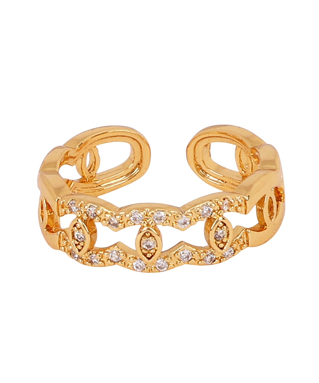 Sansimayo Women’s Rose Gold Watch with Bangle & Ring Set – Crystal Egyptian Stone