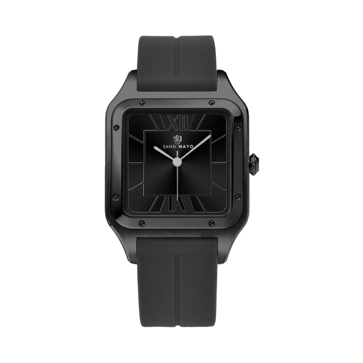Obsidian Black Square Analog