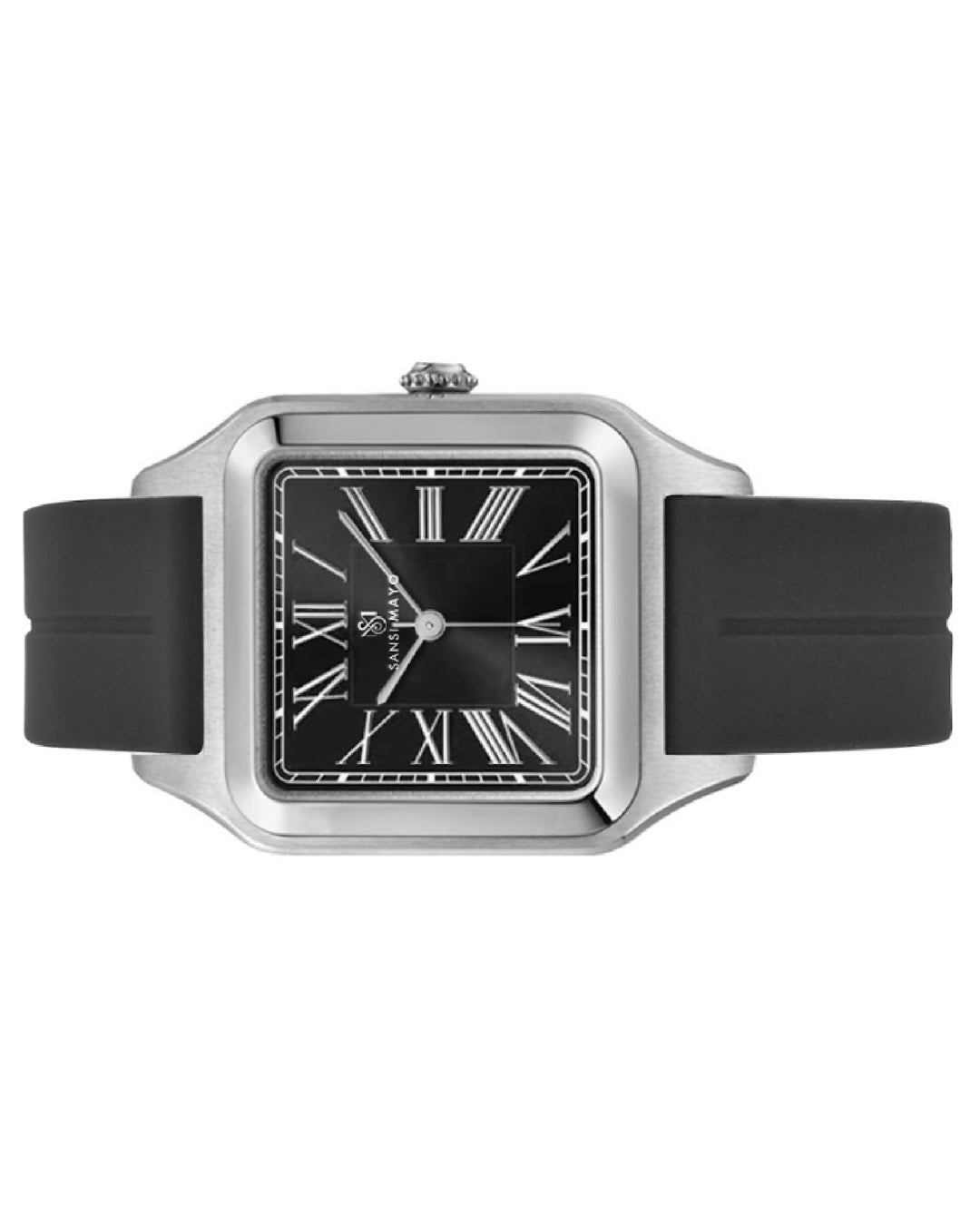 Slate Grey Square Analog
