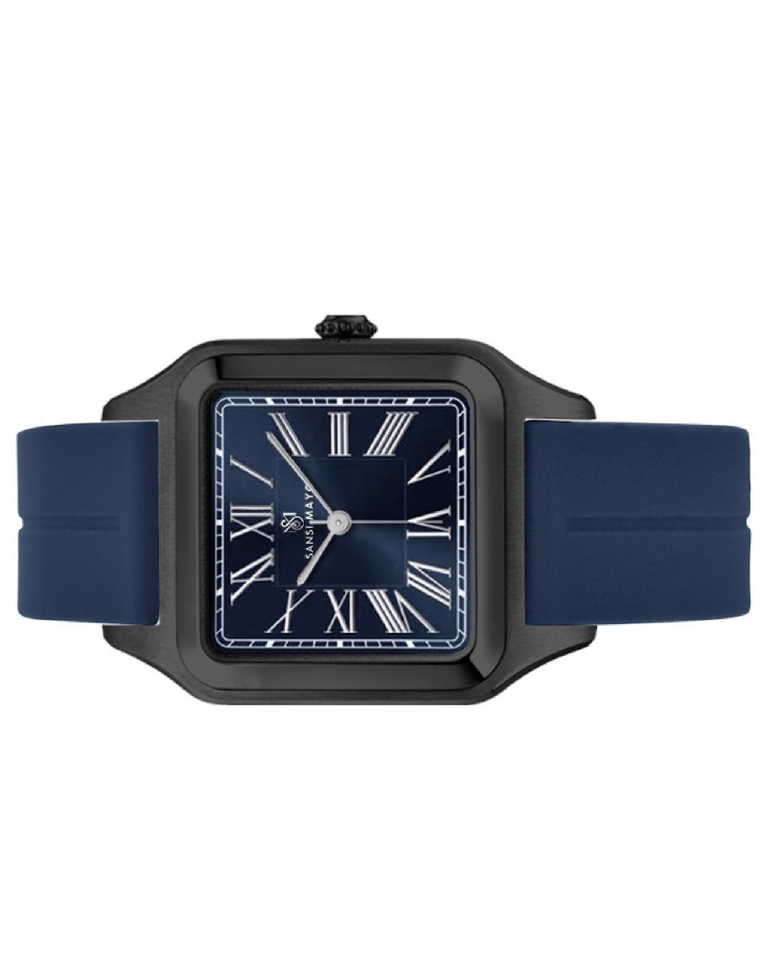 Navy Blue Square Analog